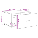 Casa si Gradina - Mobilier - Comode si corpuri - Comode - Cabinet cu Sertare Stejar Artizanal Placi Aglomerate, Laminat Mediu - Infinity.ro