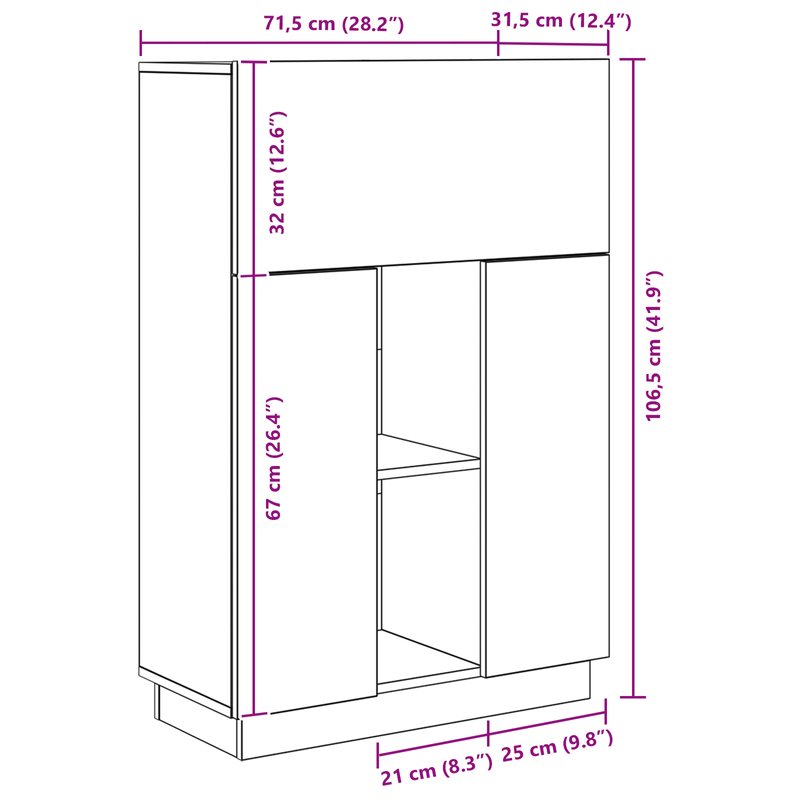 Casa si Gradina - Mobilier - Mese si birouri - Birouri - Birou Gri de Scris Gri Sonoma Lemn prelucrat Mare - Infinity.ro