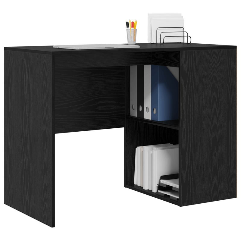 Casa si Gradina - Mobilier - Mese si birouri - Birouri - birou de scris stejar negru lemn prelucrat compact - Infinity.ro