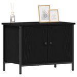Casa si Gradina - Mobilier - Comode si corpuri - Comode - Suport TV Negru de Stejar Negru de Stejar Lemn prelucrat - Infinity.ro