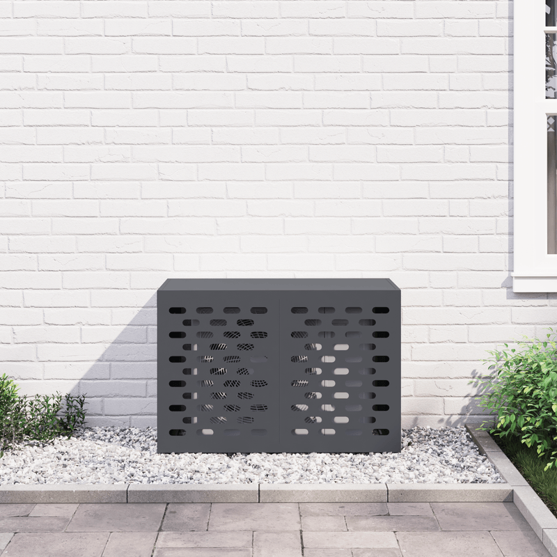 Casa si Gradina - Termice - Calorifere si accesorii - Accesorii calorifere - Husa pentru aer conditionat, antracit, 90x40x60 cm, otel - Infinity.ro