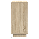 Casa si Gradina - Mobilier - Comode si corpuri - Comode - Bufet cu LED Stejar Sonoma 71x34,5x75 cm Lemn compozit - Infinity.ro