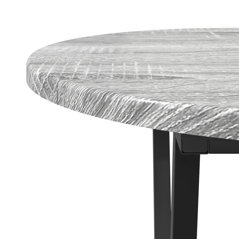 Casa si Gradina - Mobilier - Mese si birouri - Masute de cafea - Masa de cafea gri Sonoma - 80x40x40.5 cm, facuta din lemn prelucrat si metal - Infinity.ro