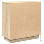 Casa si Gradina - Mobilier - Comode si corpuri - Comode - Bufet cu LED Stejar Sonoma 71x34,5x75 cm Lemn compozit - Infinity.ro