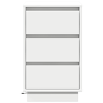 Casa si Gradina - Mobilier - Comode si corpuri - Noptiere - Noptiera cu LED Alb 39x34.5x65 cm Lemn prelucrat - Infinity.ro