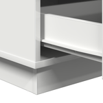 Casa si Gradina - Mobilier - Comode si corpuri - Noptiere - Noptiera cu LED Alb 39x34.5x65 cm Lemn prelucrat - Infinity.ro