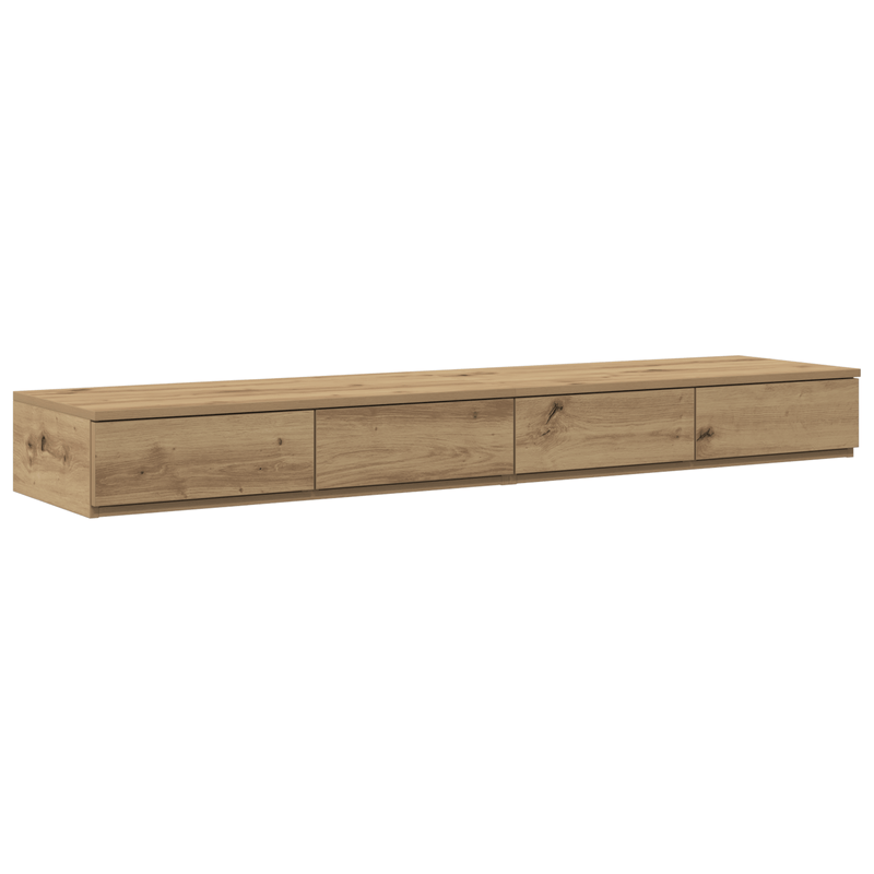 Casa si Gradina - Mobilier - Paturi si accesorii - Accesorii paturi - Sertare de Pat Stejar Artisan 150x36,5x16,5 cm Lemn Prelucrat - Infinity.ro