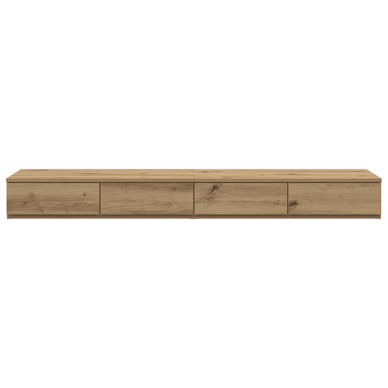Casa si Gradina - Mobilier - Paturi si accesorii - Accesorii paturi - Sertare de Pat Stejar Artisan 150x36,5x16,5 cm Lemn Prelucrat - Infinity.ro