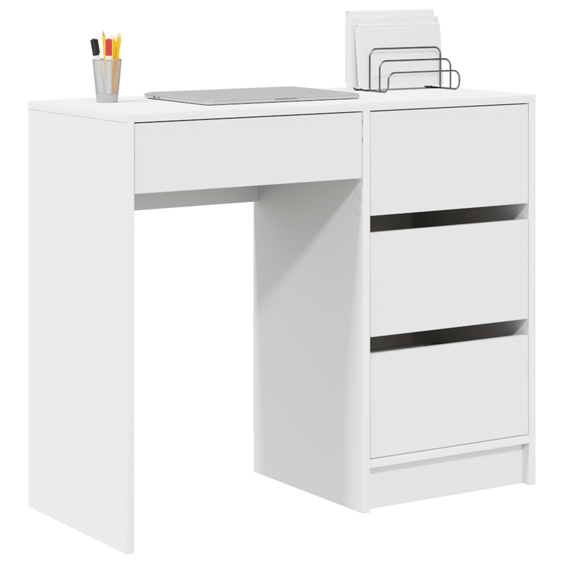 Casa si Gradina - Mobilier - Mese si birouri - Birouri - Birou Alb de Scris Alb MDF Mediu Depozitare Birou Alb de Scris - Infinity.ro