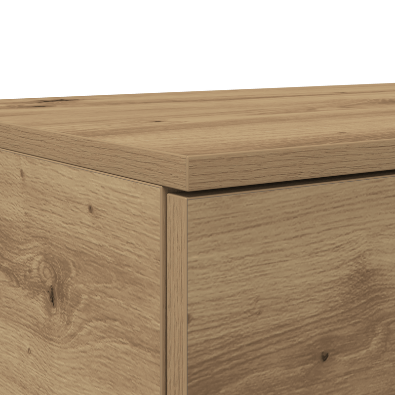 Casa si Gradina - Mobilier - Paturi si accesorii - Accesorii paturi - Sertare de Pat Stejar Artisan 150x36,5x16,5 cm Lemn Prelucrat - Infinity.ro