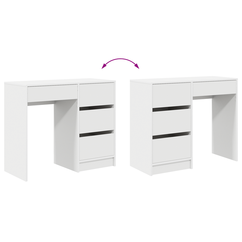 Casa si Gradina - Mobilier - Mese si birouri - Birouri - Birou Alb de Scris Alb MDF Mediu Depozitare Birou Alb de Scris - Infinity.ro
