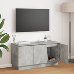 Casa si Gradina - Mobilier - Comode si corpuri - Comode - Dulap TV Gri Beton 100x38x49 cm Lemn ingineresc - Infinity.ro