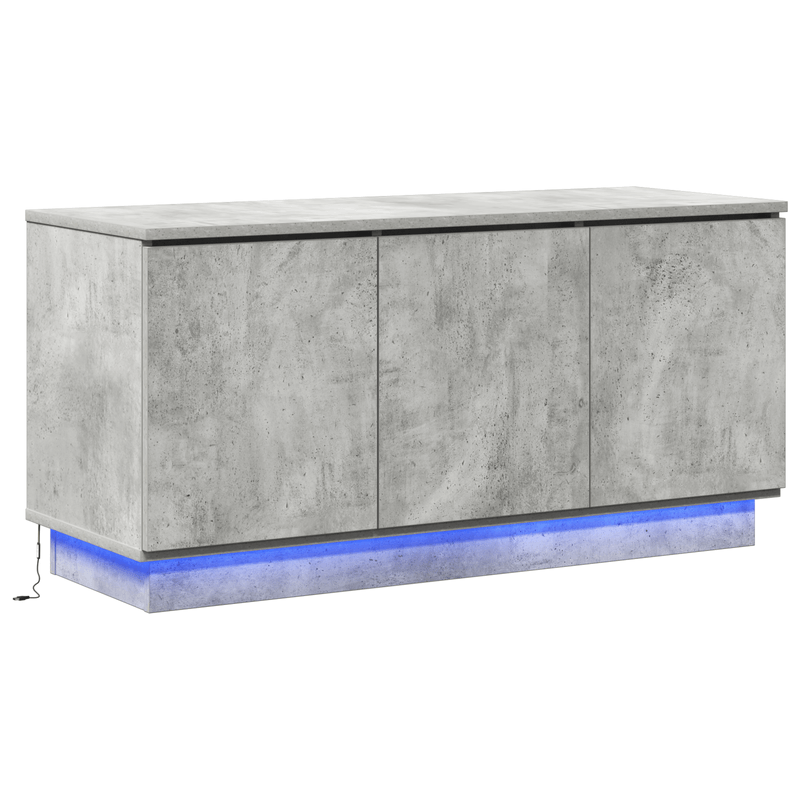 Casa si Gradina - Mobilier - Comode si corpuri - Comode - Dulap TV Gri Beton 100x38x49 cm Lemn ingineresc - Infinity.ro