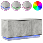 Casa si Gradina - Mobilier - Comode si corpuri - Comode - Dulap TV Gri Beton 100x38x49 cm Lemn ingineresc - Infinity.ro