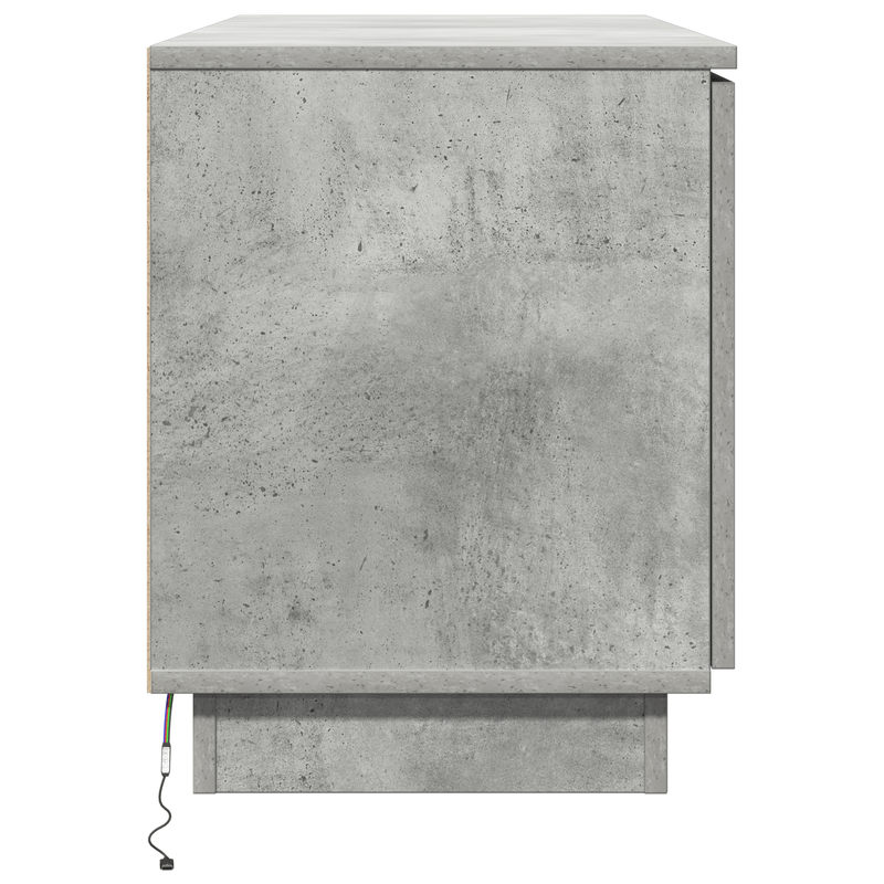 Casa si Gradina - Mobilier - Comode si corpuri - Comode - Dulap TV Gri Beton 100x38x49 cm Lemn ingineresc - Infinity.ro