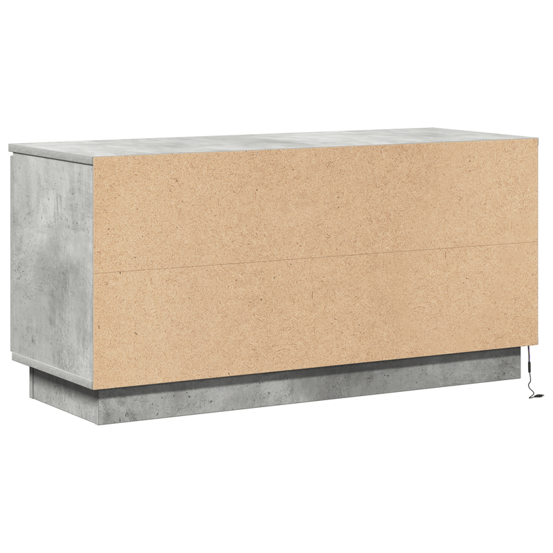 Casa si Gradina - Mobilier - Comode si corpuri - Comode - Dulap TV Gri Beton 100x38x49 cm Lemn ingineresc - Infinity.ro