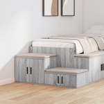 Casa si Gradina - Mobilier - Comode si corpuri - Noptiere - Dulap depozitare, gri sonoma, 103x41x40 cm, lemn prelucrat - Infinity.ro