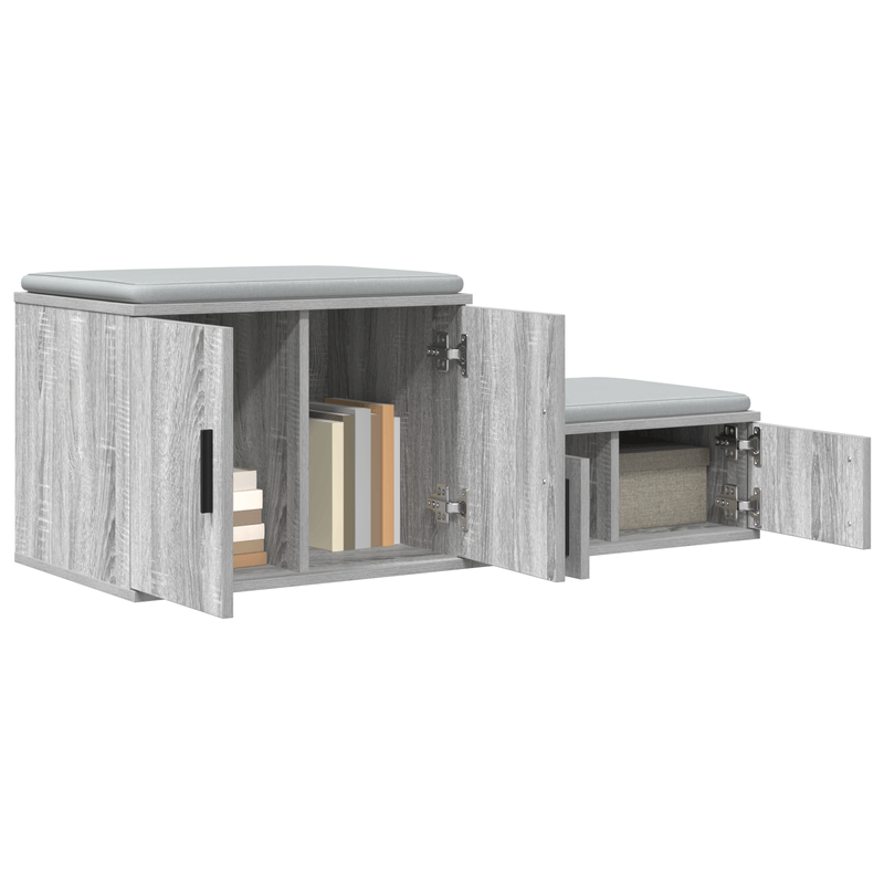 Casa si Gradina - Mobilier - Comode si corpuri - Noptiere - Dulap depozitare, gri sonoma, 103x41x40 cm, lemn prelucrat - Infinity.ro