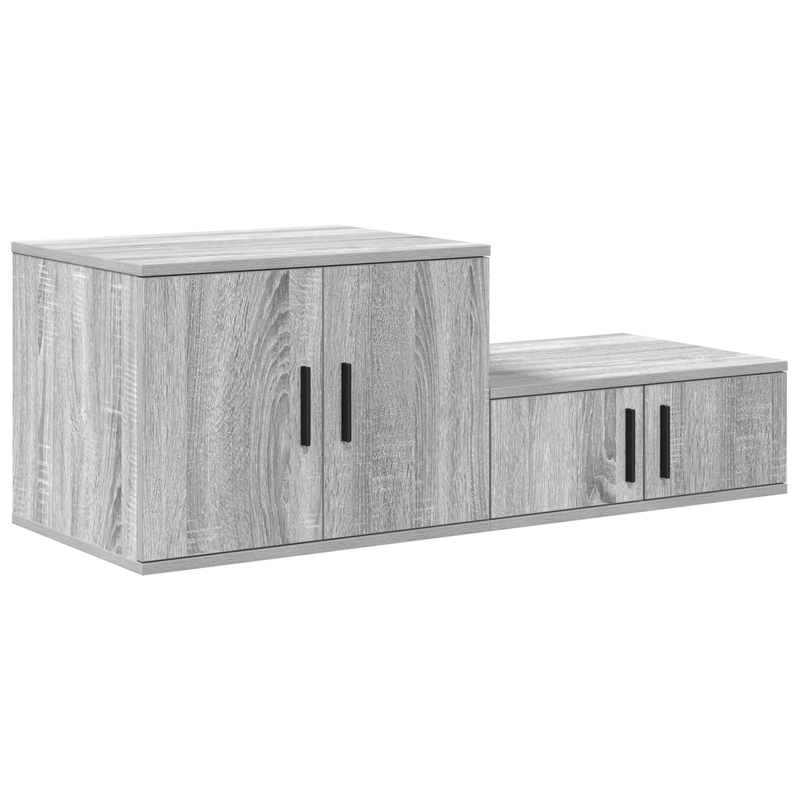Casa si Gradina - Mobilier - Comode si corpuri - Noptiere - Dulap depozitare, gri sonoma, 103x41x40 cm, lemn prelucrat - Infinity.ro