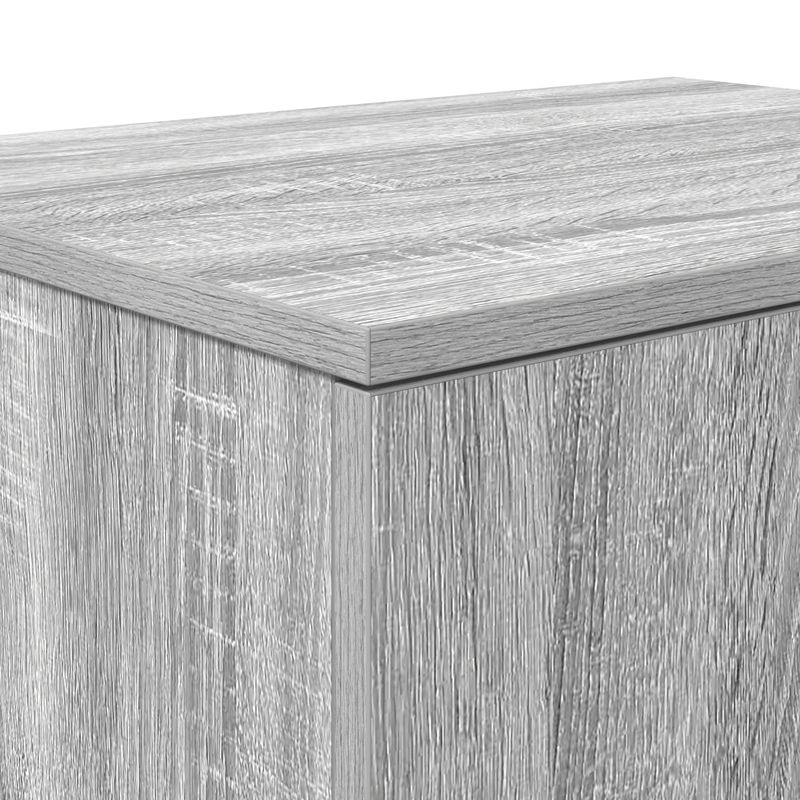 Casa si Gradina - Mobilier - Comode si corpuri - Noptiere - Dulap depozitare, gri sonoma, 103x41x40 cm, lemn prelucrat - Infinity.ro