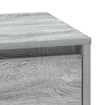 Casa si Gradina - Mobilier - Comode si corpuri - Noptiere - Cabinet de noptiera cu lumini LED Gri Sonoma 39x34,5x50 cm - Infinity.ro