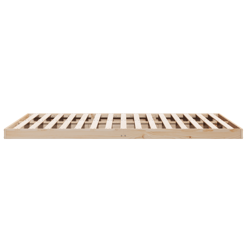 Casa si Gradina - Mobilier - Paturi si accesorii - Paturi - Cadru de pat de podea, 200x220 cm, lemn masiv de pin - Infinity.ro