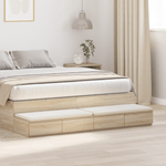 Casa si Gradina - Mobilier - Paturi si accesorii - Accesorii paturi - Sertare de pat, stejar sonoma, 160x36,5x16,5 cm lemn prelucrat - Infinity.ro