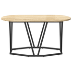 Casa si Gradina - Mobilier - Mese si birouri - Masute de cafea - Masa de cafea  din stejar Sonoma, 80x40x40,5 cm, din lemn compozit si metal - Infinity.ro