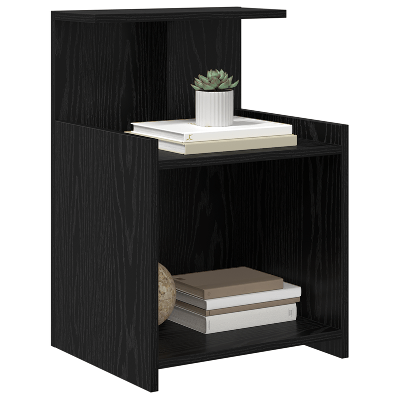 Casa si Gradina - Mobilier - Paturi si accesorii - Accesorii paturi - Cabinete de pat 2 piese Stejar negru 40x35x60 cm Lemn prelucrat - Infinity.ro