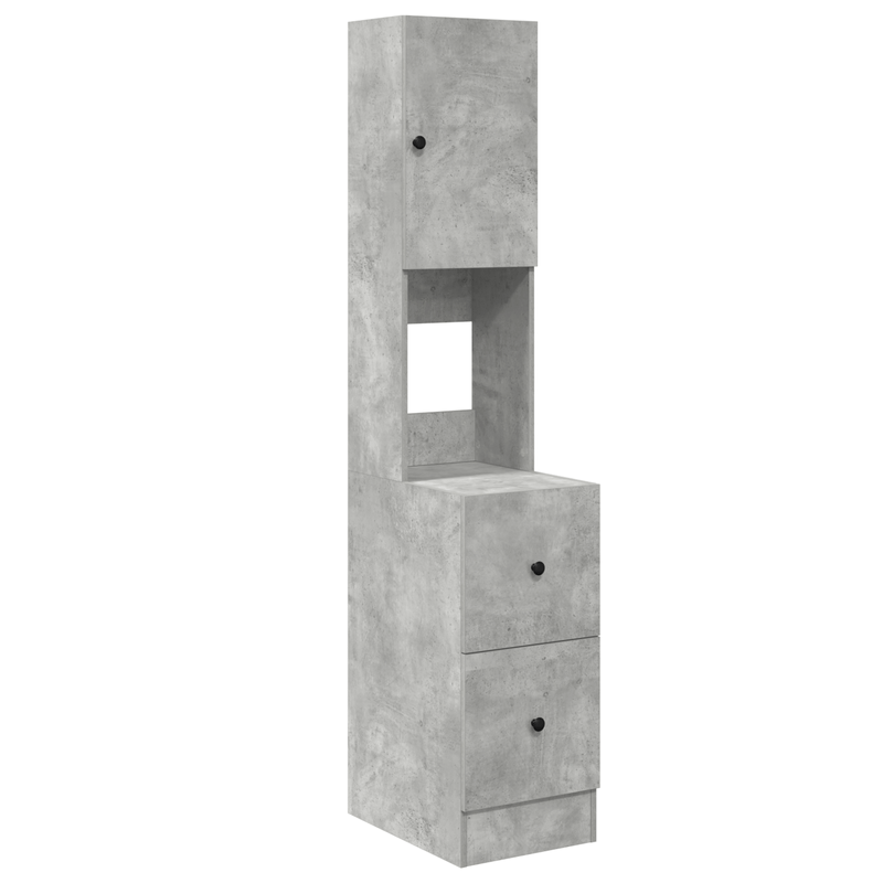 Casa si Gradina - Mobilier - Comode si corpuri - Corpuri bucatarie - Dulap de Bucatarie Gri Beton 35x50x180 cm Lemn Ingineresc - Infinity.ro