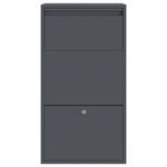 Casa si Gradina - Constructii - Depozitare, transport si protectie - Cutii postale - Cutie postala pentru pachete Antracit 44x22x82 cm Otel - Infinity.ro