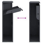 Casa si Gradina - Constructii - Depozitare, transport si protectie - Cutii postale - Cutie postala pentru pachete Antracit 44x22x82 cm Otel - Infinity.ro