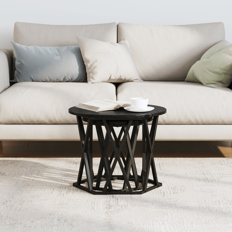 Casa si Gradina - Mobilier - Mese si birouri - Masute de cafea - Set mese suprapuse, 2 buc., stejar negru, lemn prelucrat - Infinity.ro