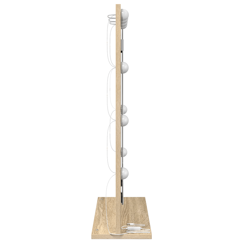 Casa si Gradina - Decoratiuni - Oglinzi - Oglinda de Toaleta Stejar Sonoma MDF, Sticla 70 x 50 x 18 cm - Infinity.ro