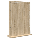 Casa si Gradina - Decoratiuni - Oglinzi - Oglinda de Toaleta Stejar Sonoma MDF, Sticla 70 x 50 x 18 cm - Infinity.ro