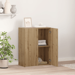 Casa si Gradina - Mobilier - Comode si corpuri - Comode - Cabinet Birou Stejar Artisan 60x32x77.5 cm Lemn Ingineresc - Infinity.ro