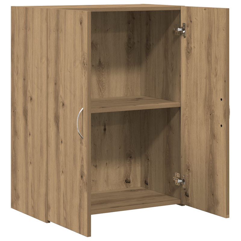 Casa si Gradina - Mobilier - Comode si corpuri - Comode - Cabinet Birou Stejar Artisan 60x32x77.5 cm Lemn Ingineresc - Infinity.ro