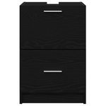 Casa si Gradina - Mobilier - Mobilier baie - Comode baie - Cabinet chiuveta Stejar Negru 40x37x59 cm Lemn tehnic - Infinity.ro