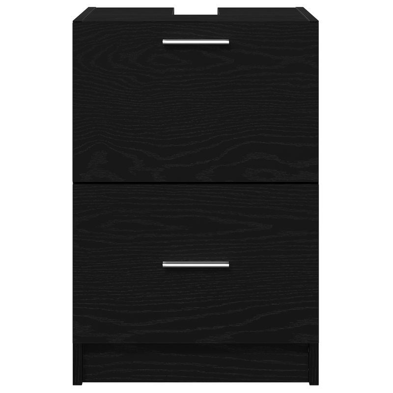 Casa si Gradina - Mobilier - Mobilier baie - Comode baie - Cabinet chiuveta Stejar Negru 40x37x59 cm Lemn tehnic - Infinity.ro