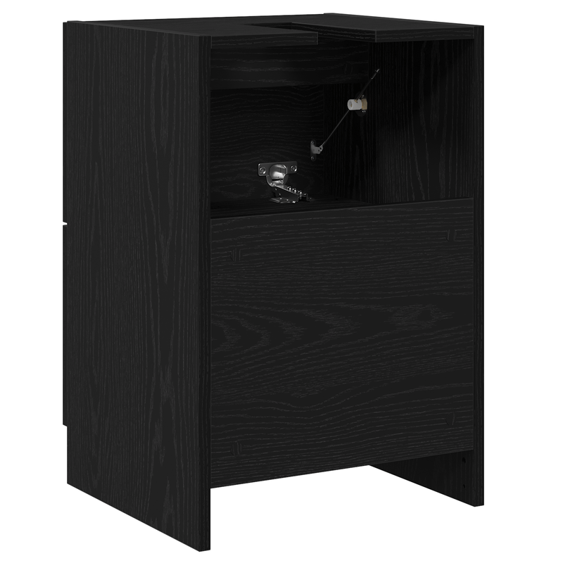 Casa si Gradina - Mobilier - Mobilier baie - Comode baie - Cabinet chiuveta Stejar Negru 40x37x59 cm Lemn tehnic - Infinity.ro