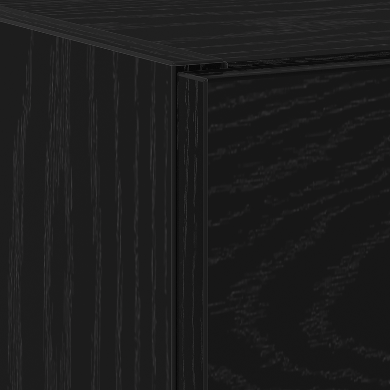 Casa si Gradina - Mobilier - Mobilier baie - Comode baie - Cabinet chiuveta Stejar Negru 40x37x59 cm Lemn tehnic - Infinity.ro