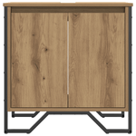 Casa si Gradina - Mobilier - Mobilier baie - Comode baie - dulap de chiuveta stejar artisanal 60x35x50 cm lemn prelucrat - Infinity.ro