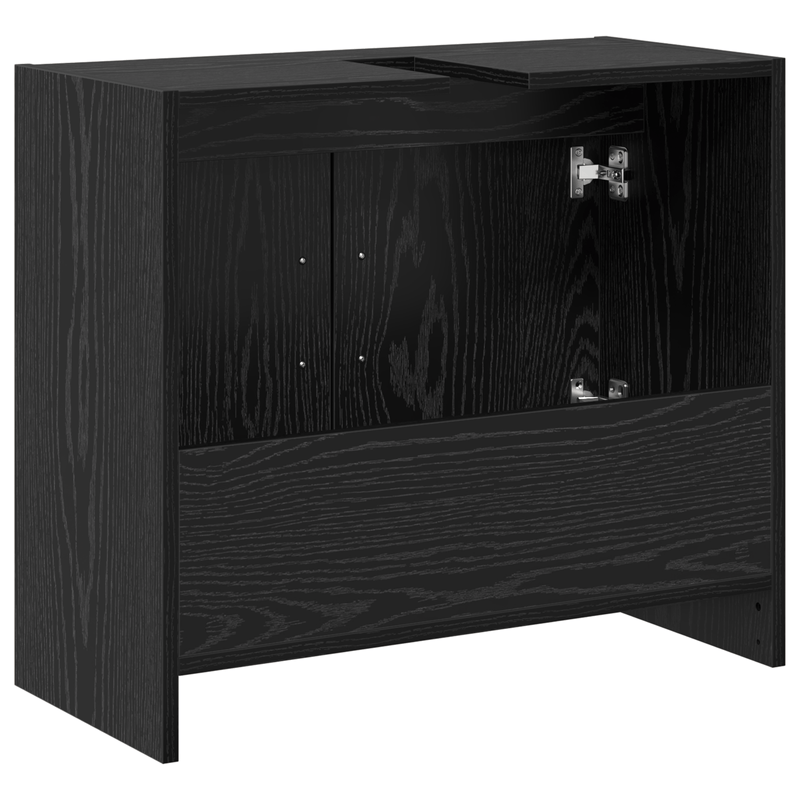 Casa si Gradina - Mobilier - Mobilier baie - Comode baie - Cabinet pentru chiuveta Stejar negru 63x29x55 cm Lemn prelucrat - Infinity.ro