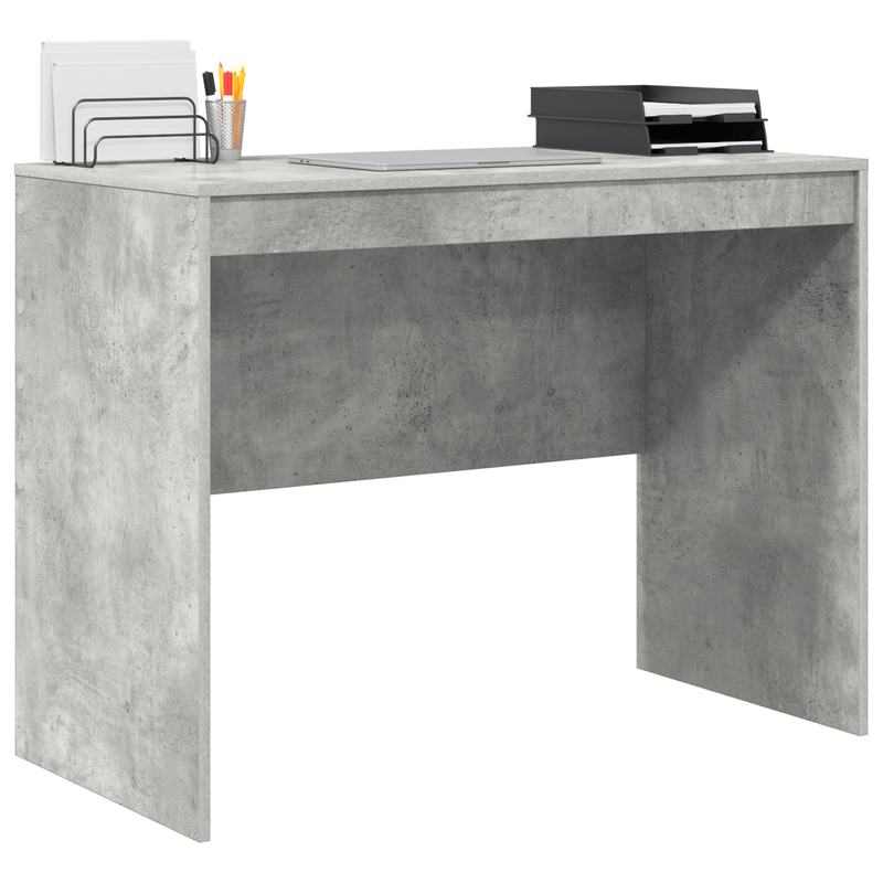 Casa si Gradina - Mobilier - Mese si birouri - Birouri - Birou de scris Gri beton MDF 100 x 50 x 76 cm Birou de scris - Infinity.ro