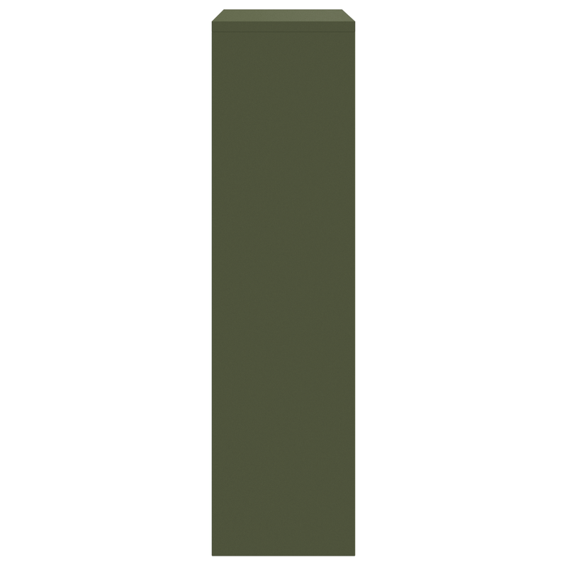 Casa si Gradina - Constructii - Depozitare, transport si protectie - Cutii postale - Cutie de drop verde masliniu 44x22x82 cm Otel - Infinity.ro