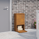 Casa si Gradina - Constructii - Depozitare, transport si protectie - Cutii postale - Cutie postala pentru colete 44x22x82 cm Otel rezistent la vreme - Infinity.ro