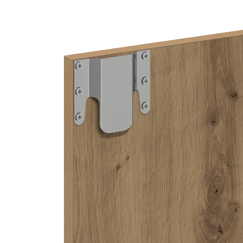 Casa si Gradina - Mobilier - Comode si corpuri - Masute de toaleta - Unitate de toaleta cu oglinda Stejar de artizan MDF, Sticla - Infinity.ro