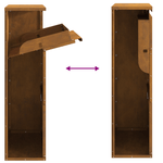 Casa si Gradina - Constructii - Depozitare, transport si protectie - Cutii postale - Cutie postala pentru colete 44x22x82 cm Otel rezistent la vreme - Infinity.ro