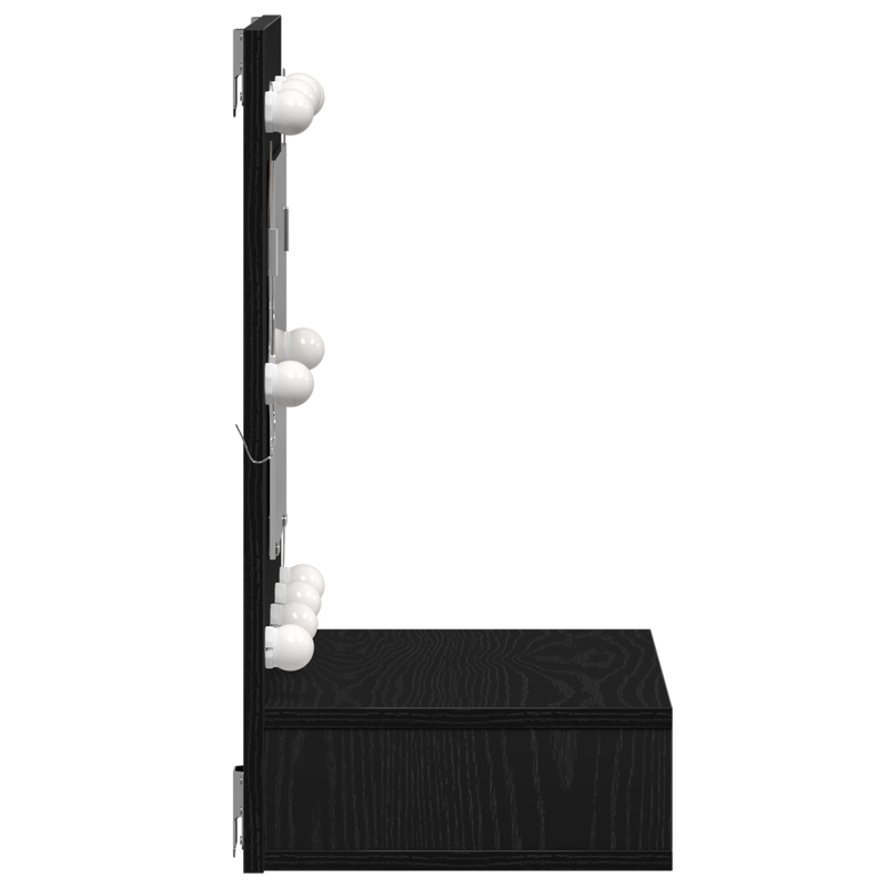 Casa si Gradina - Mobilier - Comode si corpuri - Masute de toaleta - Unitatea de Vanitate din Stejar Negru Stejar Negru Lemn Medie - Infinity.ro