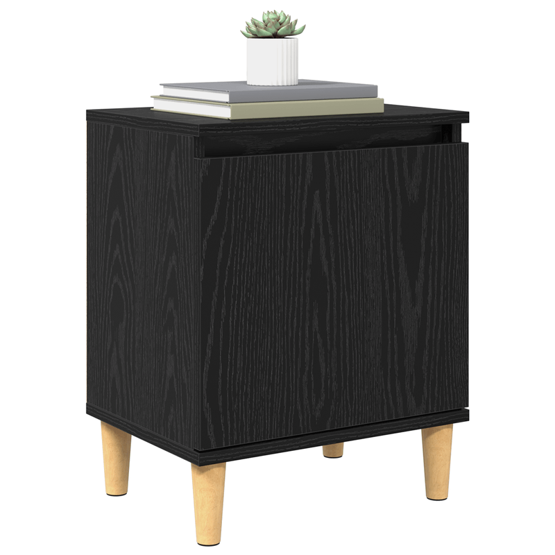 Casa si Gradina - Mobilier - Comode si corpuri - Noptiere - Noptiera din Stejar Negru Stejar Negru Lemn 40 x 30 x 50 cm - Infinity.ro